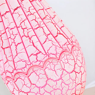 Stylish Pleated Fabric Shade Glass Geometric Table Lamp Zawala Image - 11