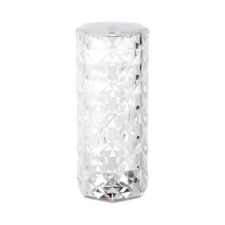 Elegant Columnar Crystal Rechargeable LED Table Lamp Zawala Image - 10