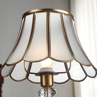 Elegant Post-Modern Golden Drum Shade Metal Table Lamp Zawala Image - 10