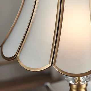 Elegant Post-Modern Golden Drum Shade Metal Table Lamp Zawala Image - 13
