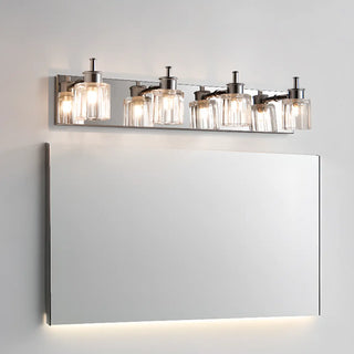 ZOWALA - Modern Elegant Sliver 4-Light Vanity Fixture Light Image - 1