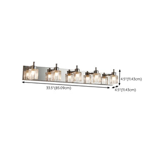 ZOWALA - Modern Elegant Sliver 4-Light Vanity Fixture Light Image - 13