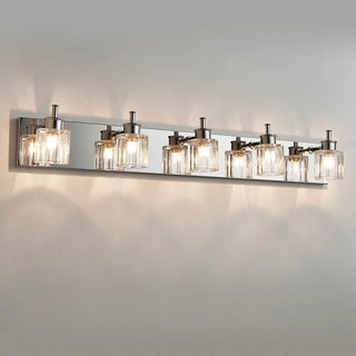 ZOWALA - Modern Elegant Sliver 4-Light Vanity Fixture Light Image - 7