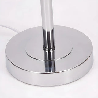Elegant Umbrella Dome Glass Shade White LED Table Lamp Zawala Image - 12
