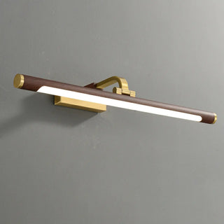 ZOWALA - Simple Brass Linear Adjustable Vanity Mirror Light Image - 10