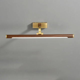 ZOWALA - Simple Brass Linear Adjustable Vanity Mirror Light Image - 11