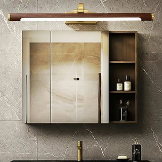 ZOWALA - Simple Brass Linear Adjustable Vanity Mirror Light Image - 2