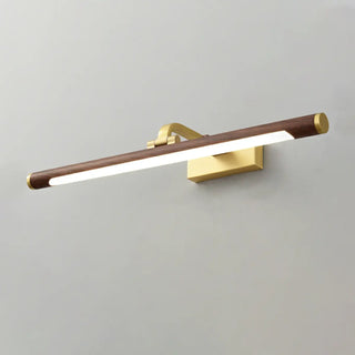 ZOWALA - Simple Brass Linear Adjustable Vanity Mirror Light Image - 5