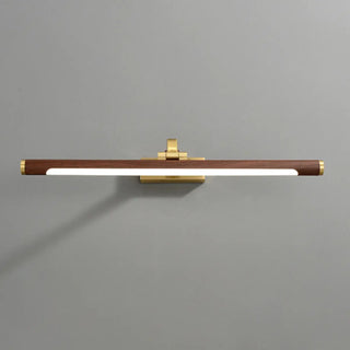 ZOWALA - Simple Brass Linear Adjustable Vanity Mirror Light Image - 7