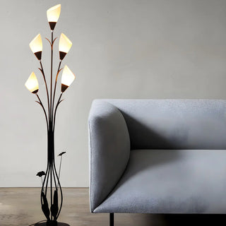 Elegant Tulip-Inspired Multi-Head Metal Floor Lamp Zawala Image - 8