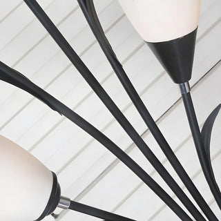 Elegant Tulip-Inspired Multi-Head Metal Floor Lamp Zawala Image - 9