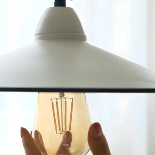Elegant Curved Modern Cone Shade Decorative Table Lamp Zawala Image - 13