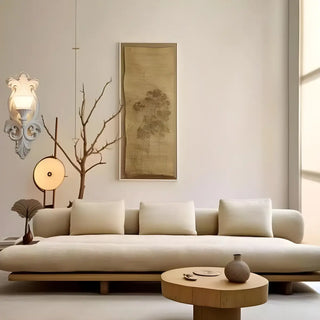 Baroque Ornate White Gypsum Design LED Wall Sconce Zawala Image - 1