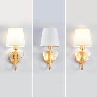 Rustic Green Fabric Shade Antler Cylinder Wall Light Zawala Image - 23