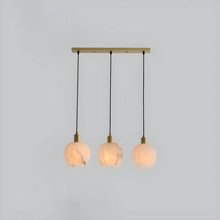 Elegant Flower Bud Alabaster White Mini Pendant Light Zawala Image - 9