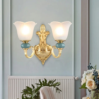 ZOWALA - Modern Metal Glass Wall Light Image - 2