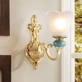 ZOWALA - Modern Metal Glass Wall Light Image - 5