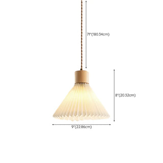 Elegant White Petal Glass Flower Bedroom Pendant Light Zawala Image - 16