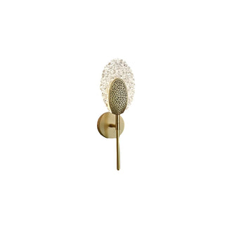 ZOWALA - Exquisite Brass Fan-Shaped Acrylic LED Small Wall Lamp Image - 6