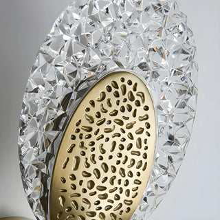 ZOWALA - Exquisite Brass Fan-Shaped Acrylic LED Small Wall Lamp Image - 8