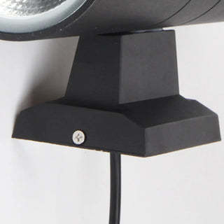 Modern Black Metal Cylinder Up Down Exterior Wall Light Zawala Image - 11