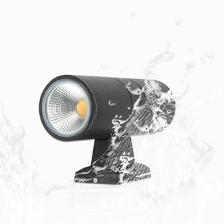 Modern Black Metal Cylinder Up Down Exterior Wall Light Zawala Image - 6