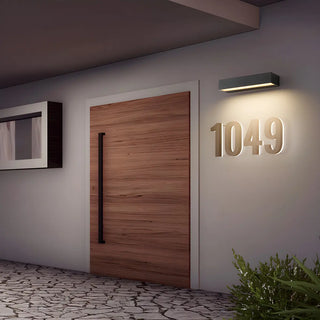 Waterproof Modern Geometric LED Exterior Wall Lamp Zawala Image - 4