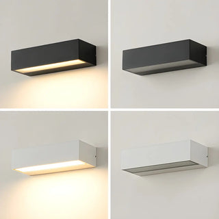 Waterproof Modern Geometric LED Exterior Wall Lamp Zawala Image - 8