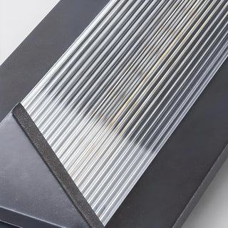 Modern Vertical Black Metal Exterior Wall Light Fixture Zawala Image - 28