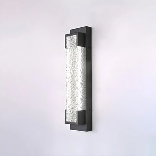 Contemporary Rectangular Metal External Wall Light Zawala Image - 5