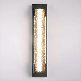 Contemporary Rectangular Metal External Wall Light Zawala Image - 8