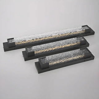 Contemporary Rectangular Metal External Wall Light Zawala Image - 9
