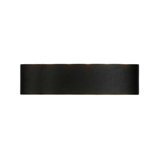 Simple Black Geometric External LED Metal Wall Lamp Zawala Image - 8