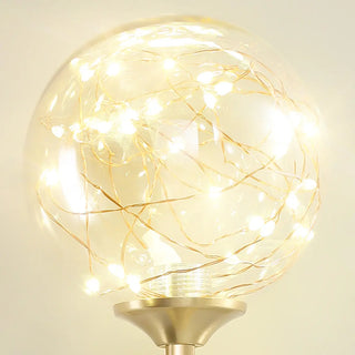 Trendy Fairy Lights Gold Glass Globe Wall Sconce Zawala Image - 11