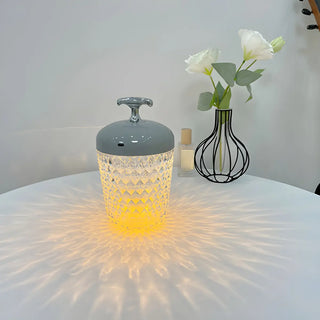 Fashion Colorful Crystal Jar Shape Decor Table Lamp Zawala Image - 6