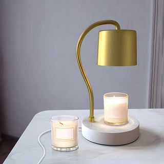 Fashion Column Metal Shade Melting Candle Table Lamp Zawala Image - 3