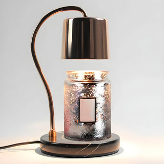 Fashion Column Metal Shade Melting Candle Table Lamp Zawala Image - 4