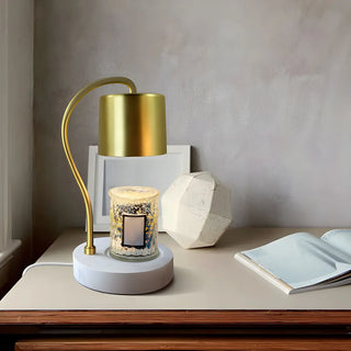 Fashion Column Metal Shade Melting Candle Table Lamp Zawala Image - 5