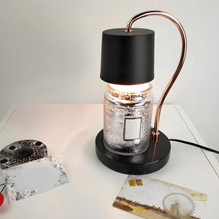 Fashion Column Metal Shade Melting Candle Table Lamp Zawala Image - 6