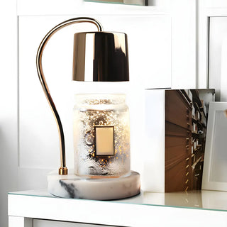 Fashion Column Metal Shade Melting Candle Table Lamp Zawala Image - 9