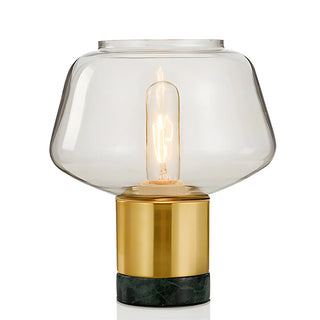 Creative Fish Tank Glass Bedroom White Decor Table Lamp Zawala Image - 5