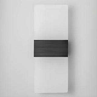 Minimalist Frosted Glass Rectangular Wall Sconce Image - 8