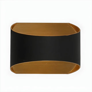 ZOWALA - Geometric 2 Light Black Metal LED Wall Light Image - 10