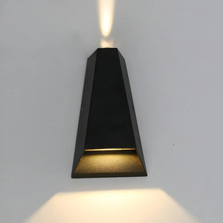 ZOWALA - Geometric 2 Light Black Metal LED Wall Light Image - 9