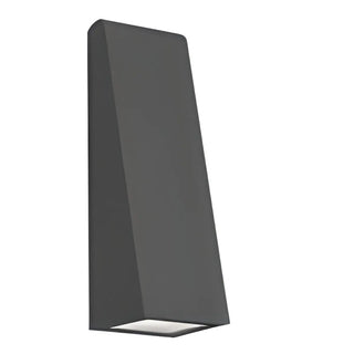 Minimalist Triangle Black Metal Outdoor LED Wall Light Zawala Image - 3