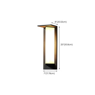 Geometric Black Ribbed Glass Outdoor Wall Sconce Zawala Image - 16