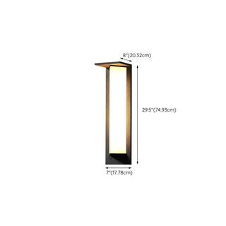Geometric Black Ribbed Glass Outdoor Wall Sconce Zawala Image - 18