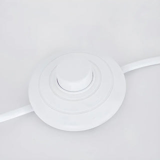 Crossed Frame Design White Geometric LED Floor Lamp Zawala Image - 8
