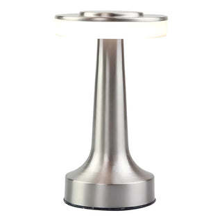 Simple Geometric Gold LED Table Lamp with Touch Switch Zawala Image - 8