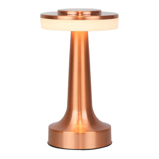 Simple Geometric Gold LED Table Lamp with Touch Switch Zawala Image - 9